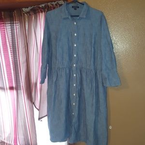 Women's Lands End Denim Dress